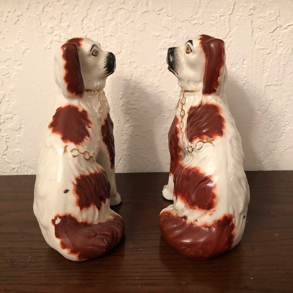 Staffordshire red spaniel dog Antiques - Picture 2 of 8